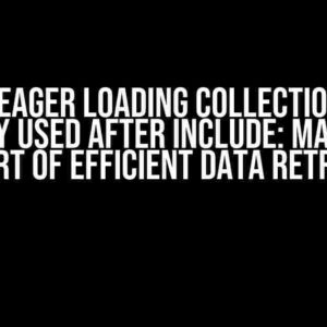 EF Core Eager Loading Collections when GroupBy used after Include: Mastering the Art of Efficient Data Retrieval